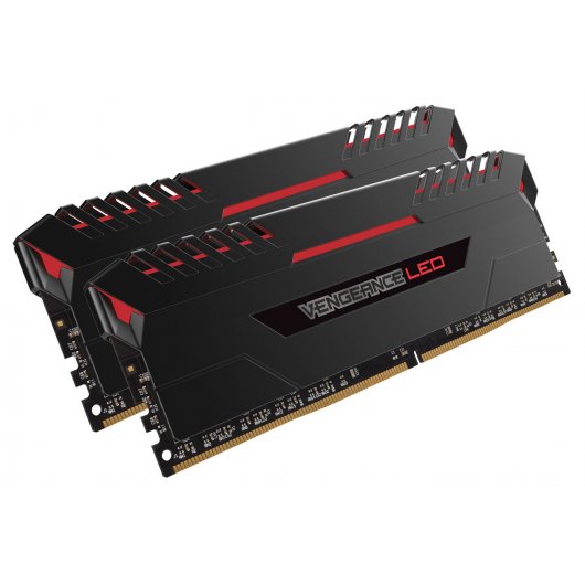Corsair Vengeance LED DDR4 3000 PC4-24000 16GB 2x8GB C15 Rojo