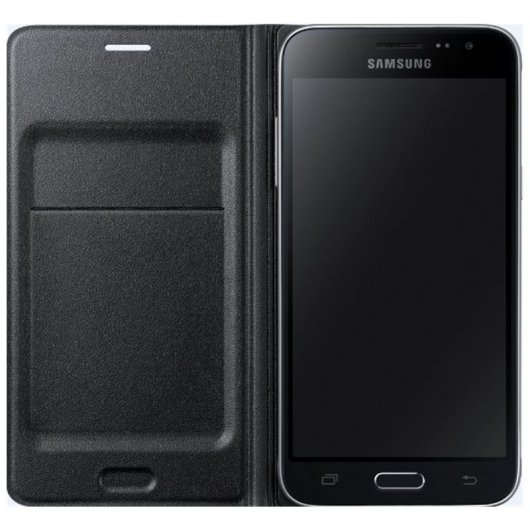 Samsung Flip Wallet Negra para Galaxy J5 2016