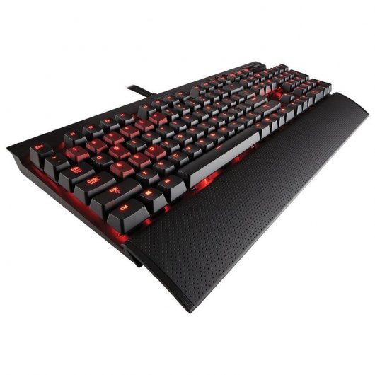 Corsair K70 Teclado Cherry MX Blue Gaming Retroiluminado LED Rojo
