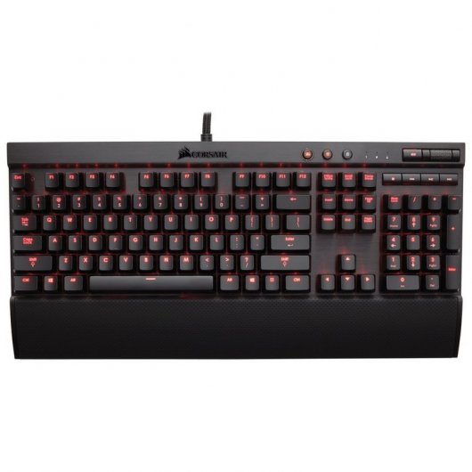 Corsair K70 Teclado Cherry MX Blue Gaming Retroiluminado LED Rojo