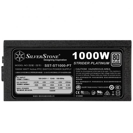 Silverstone ST1000-PT 1000W 80 Plus Platinum Modular