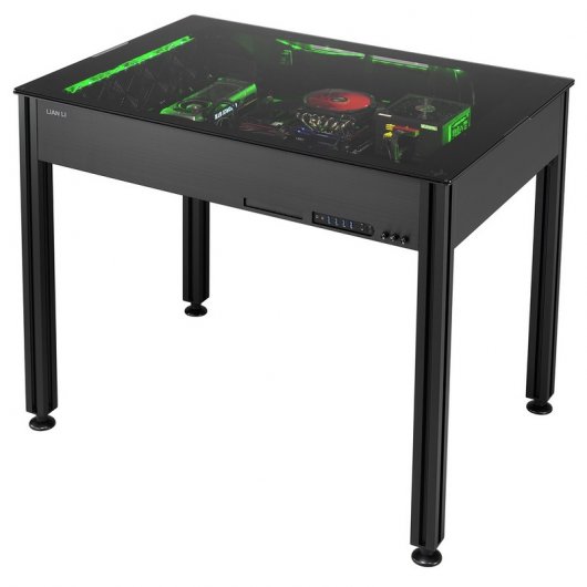 Lian Li DK-Q2X Mesa de Montaje Negra USB 3.0