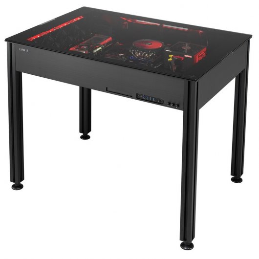 Lian Li DK-Q2X Mesa de Montaje Negra USB 3.0