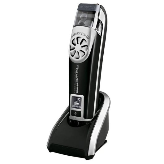 Máquina de Cortar Cabelo Rowenta Air Force Precision TN4851 Sem Fios 45min 20 Comprimentos LCD