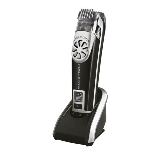 Máquina de Cortar Cabelo Rowenta Air Force Precision TN4851 Sem Fios 45min 20 Comprimentos LCD