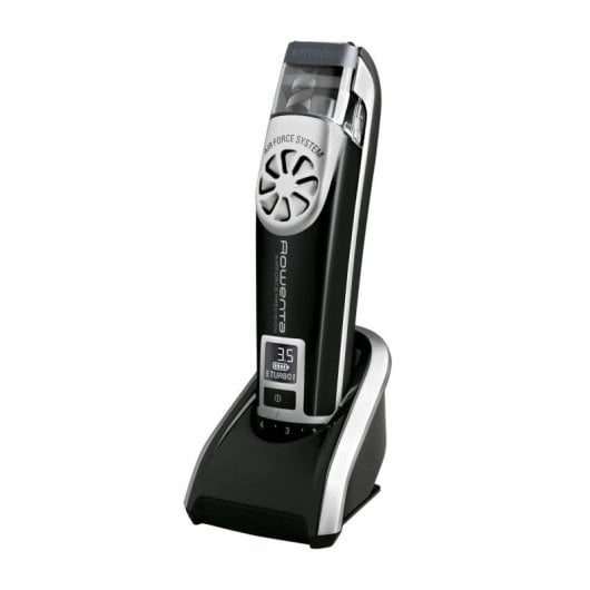 Máquina de Cortar Cabelo Rowenta Air Force Precision TN4851 Sem Fios 45min 20 Comprimentos LCD