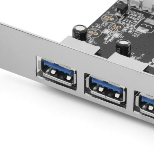 Unotec Tarjeta PCIe 4 Puertos USB 3.0