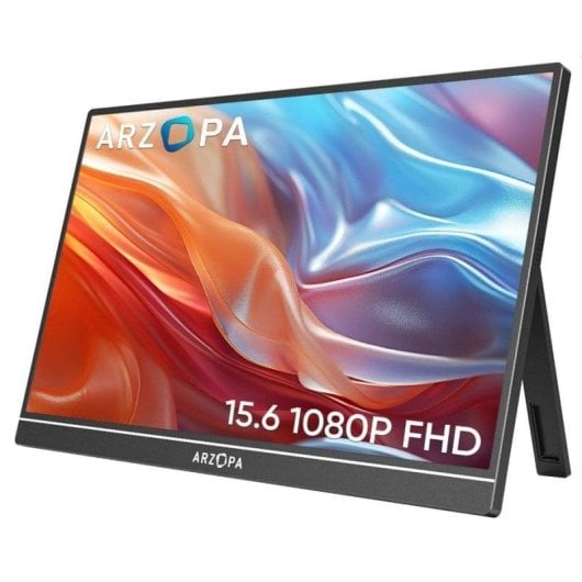 Arzopa A1 pantalla para PC 39,6 cm (15.6") 1920 x 1080 Pixeles Full HD LCD Gris