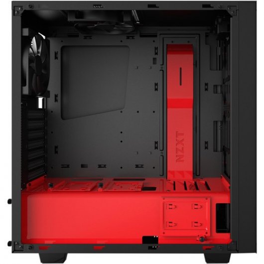NZXT S340 Elite USB 3.0 Cristal Templado Negra/Roja