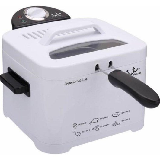 Friteuse Jata FR278 avec Hublot 2,5 L 2000 W Thermostat Réglable