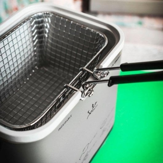 Fritadeira Jata FR326E 1.3L 1000W com termóstato regulável e cuba ecológica