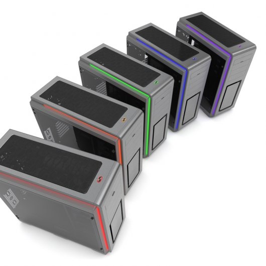 Phanteks Enthoo Luxe Cristal Templado USB 3.0 Gris