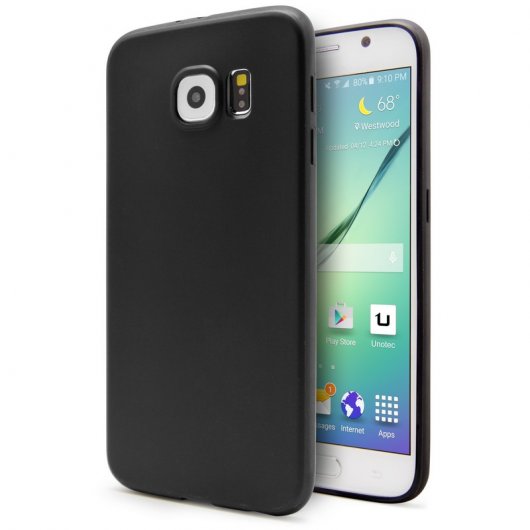 Unotec Second Skin Funda Negra para Samsung Galaxy S7