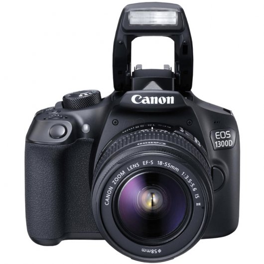 Canon EOS 1300D 18MP + EF-S 18-55 IS II