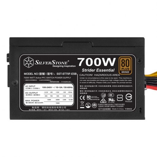 Silverstone Strider ST70F-ESB V2 700W 80 Plus Bronze