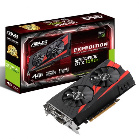 Asus GeForce Expedition GTX 1050 Ti 4GB GDDR5