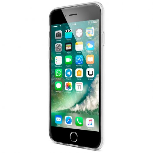 Unotec Funda Gel Transparente iPhone 7 Plus