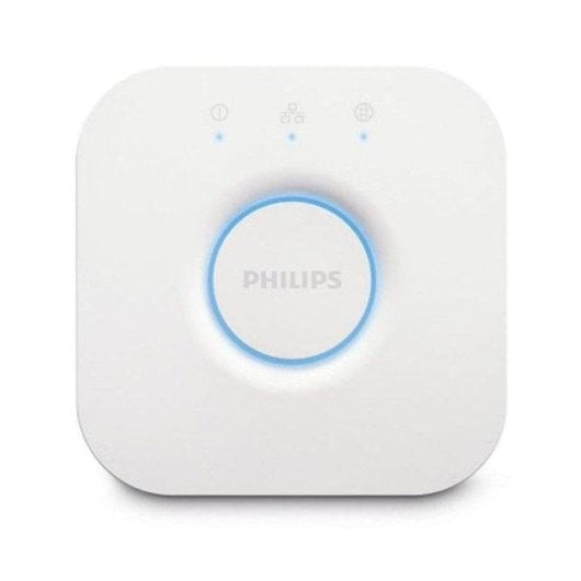Centrale Domotique Philips Hue Bridge Filaire Compatible Alexa Google Assistant Siri Extension système Hue