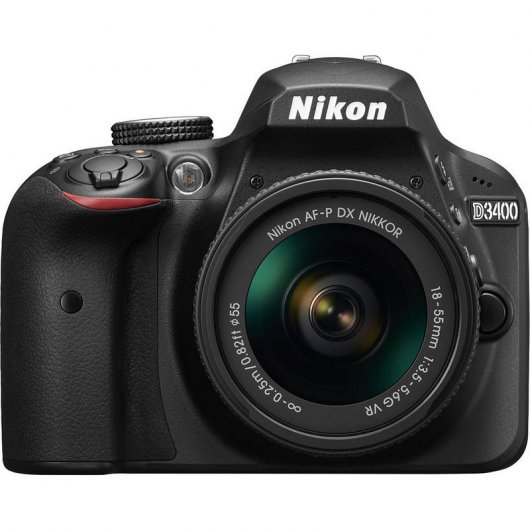 Nikon D3400 24.2MP Negra + 18-55 AF-P VR