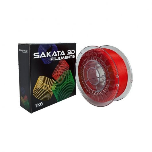 Bobina de Filamento PLA 3D850 1.75mm Vermelho 1Kg