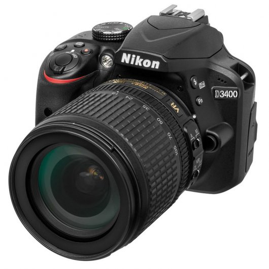 Objectif Nikon D3400 24,2 MP CMOS + AF-S 18-105 mm f/3,5-5,6G ED VR