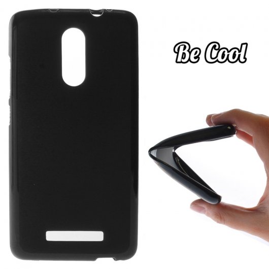 Becool Funda Basic Negra para Xiaomi Redmi Note 3