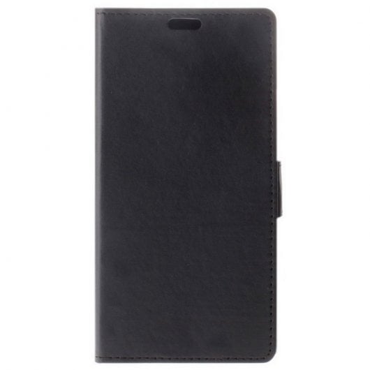 BeCool Funda Flip Wallet Negra para Motorola Moto G4 Play