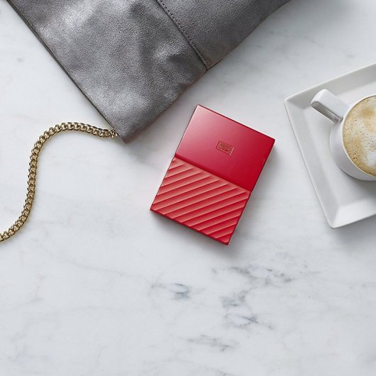 WD My Passport 1 TB 2.5" USB 3.0 Rojo