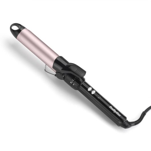 Boucleur à Cheveux BaByliss C325E Céramique 25 mm 110-180°C 10 Températures Arrêt Auto Noir Rose