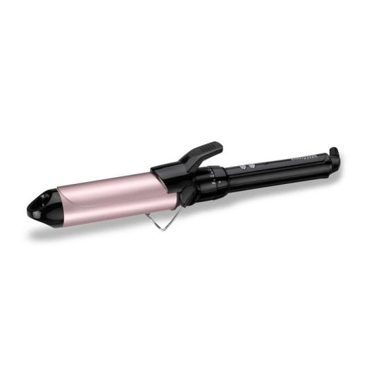Enrolador de Cabelo BaByliss C338E Cerâmico 38 mm 110-180°C 10 Níveis Preto Rosa