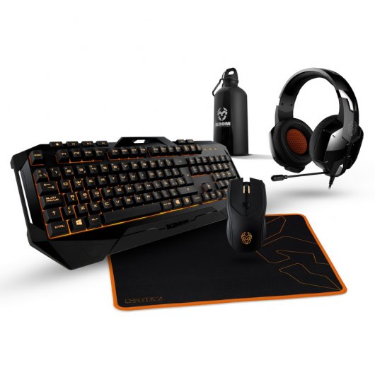 Krom Pack Gaming Krom Kombat + Kopa + Alfombrilla