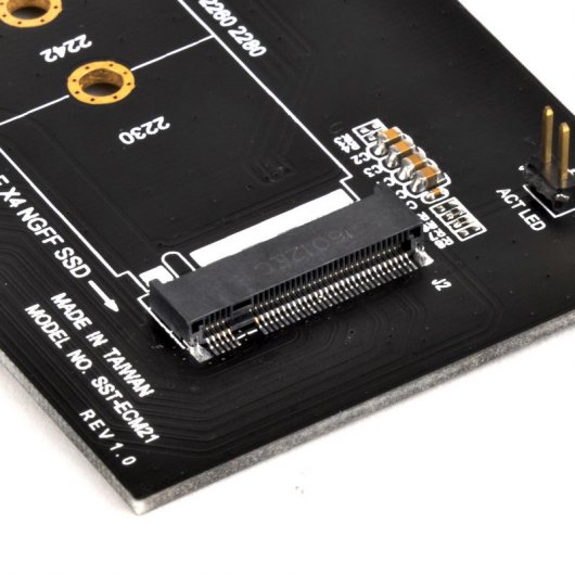 SilverStone ECM21 Adaptador M.2 a PCIe x4