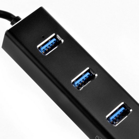 Adattatore USB 3.0/Ethernet SilverStone EP04 + 3 HUB USB 3.0