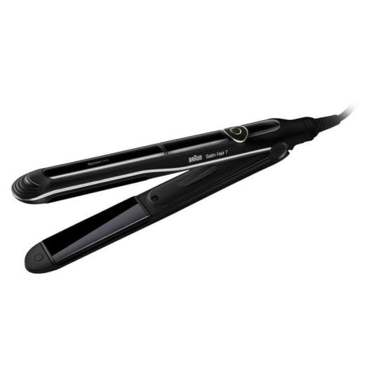Lisseur Céramique Braun Satin Hair 7 SensoCare ST780 200ºC Arrêt Automatique Écran Noir