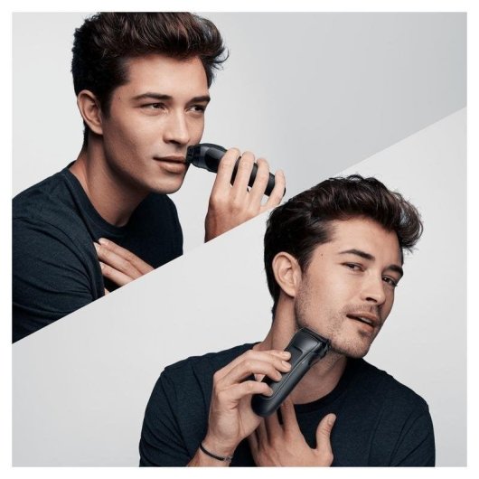 Barbeador Facial Braun Series 3 3020s Recarregável 45min A Seco 3 Lâminas Carga Rápida