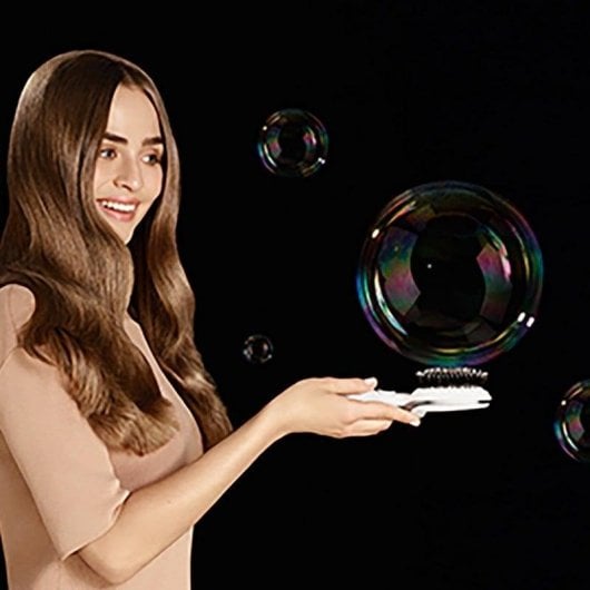 Glättbürste Braun Satin Hair 7 BR750 Ionen Naturborsten Weiß Grün Automatische Abschaltung