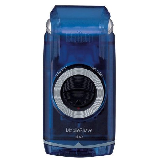 Elektrorasierer Braun MobileShave M60 Kabellos 60min Wasserdicht
