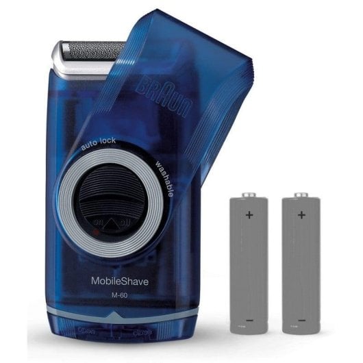 Elektrorasierer Braun MobileShave M60 Kabellos 60min Wasserdicht