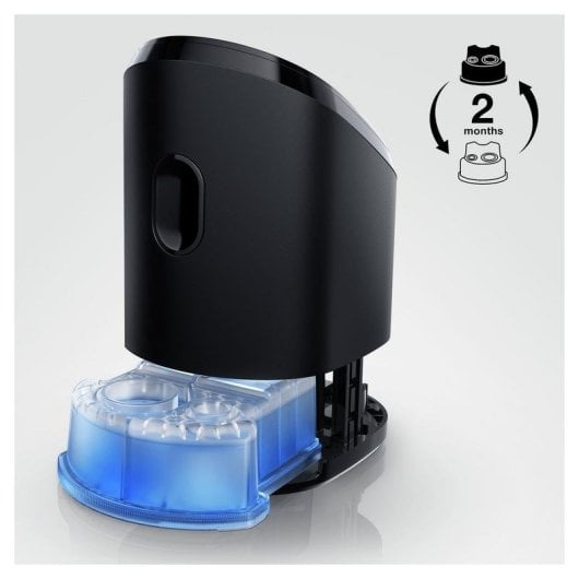 Cartuccia Pulizia Braun Clean & Renew CCR2 Blu 2 Pezzi Compatibile Clean&Charge