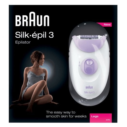 Braun Silk-épil 3 3170 20 pince(s) Violet, Blanc