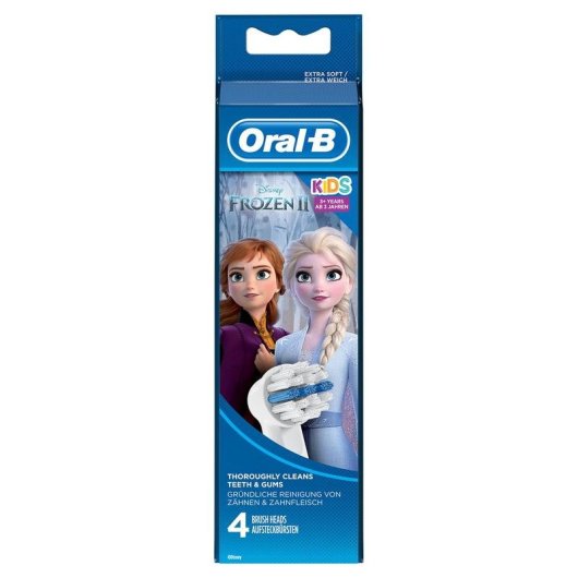 Recargas Escovas Dentes Oral-B Stages Power Kids 4 Unidades Frozen