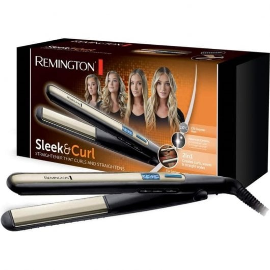 Lisseur à cheveux élégant et bouclé Remington S6500