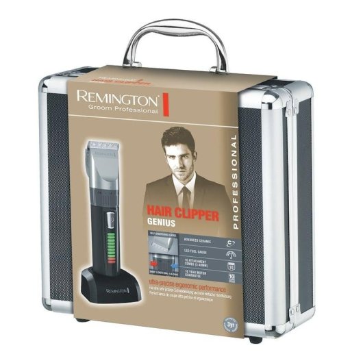 Tondeuse Professionnelle Remington HC5810 Genius Sans Fil 40min 10 Sabots Lames Céramique