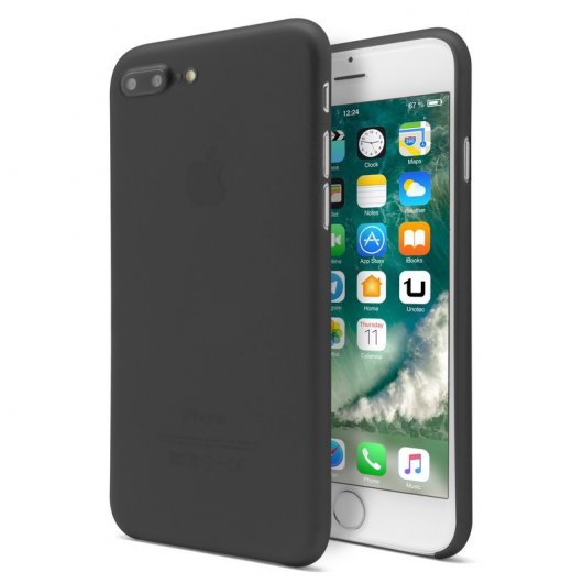 Unotec Funda Super-Slim Negra para iPhone 7 Plus