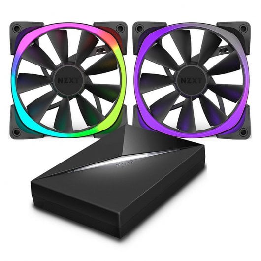 NZXT Aer RGB Ventilador 120mm + Controlador Hue+