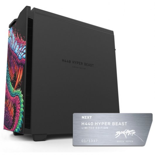 NZXT H440 Hyper Beast USB 3.0 Multicolor Con Ventana Edición Limitada