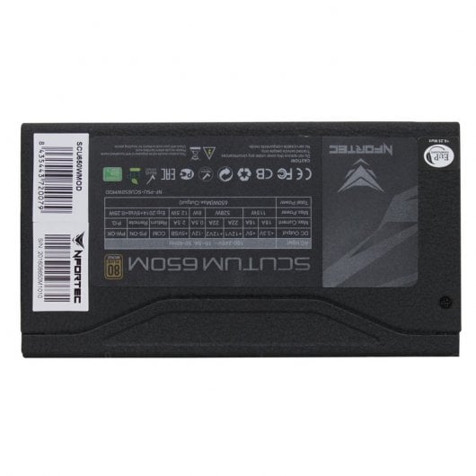 Nfortec Scutum PSU Fuente de Alimentacion 650W 80 Plus Bronze Semi Modular