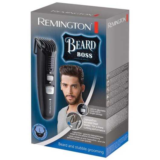 Máquina de Cortar Barba Remington MB4120 Sem Fios 11 Comprimentos Pilhas Lavável Escova