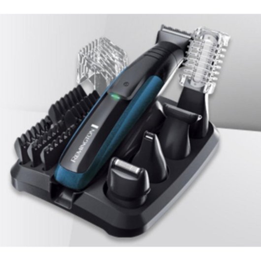 Máquina de Cortar Cabelo Multifunções Remington PG6150 Sem Fios 60min 5 Pentes Lavável