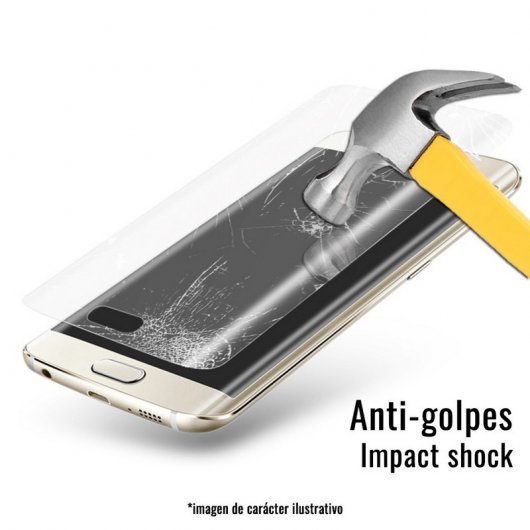 BeCool Protector Cristal Templado 3D Blanco para Iphone 6/6S